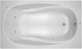 PFWPLUSA7242 Lansford 72" x 42" Whirlpool Bathtub with 8 Hydro Jets and EasyCare Acrylic - Drop In or Alcove