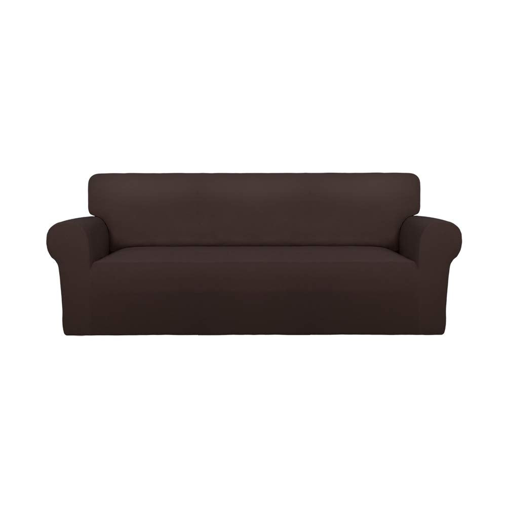 Stretch Couch Covers for Sofa Large Sofa Slipcovers Chocolate