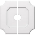 03000 Architectural Grade PVC Contemporary, Two Piece Urethane Ceiling Medallions 18"OD x 3"ID x 10