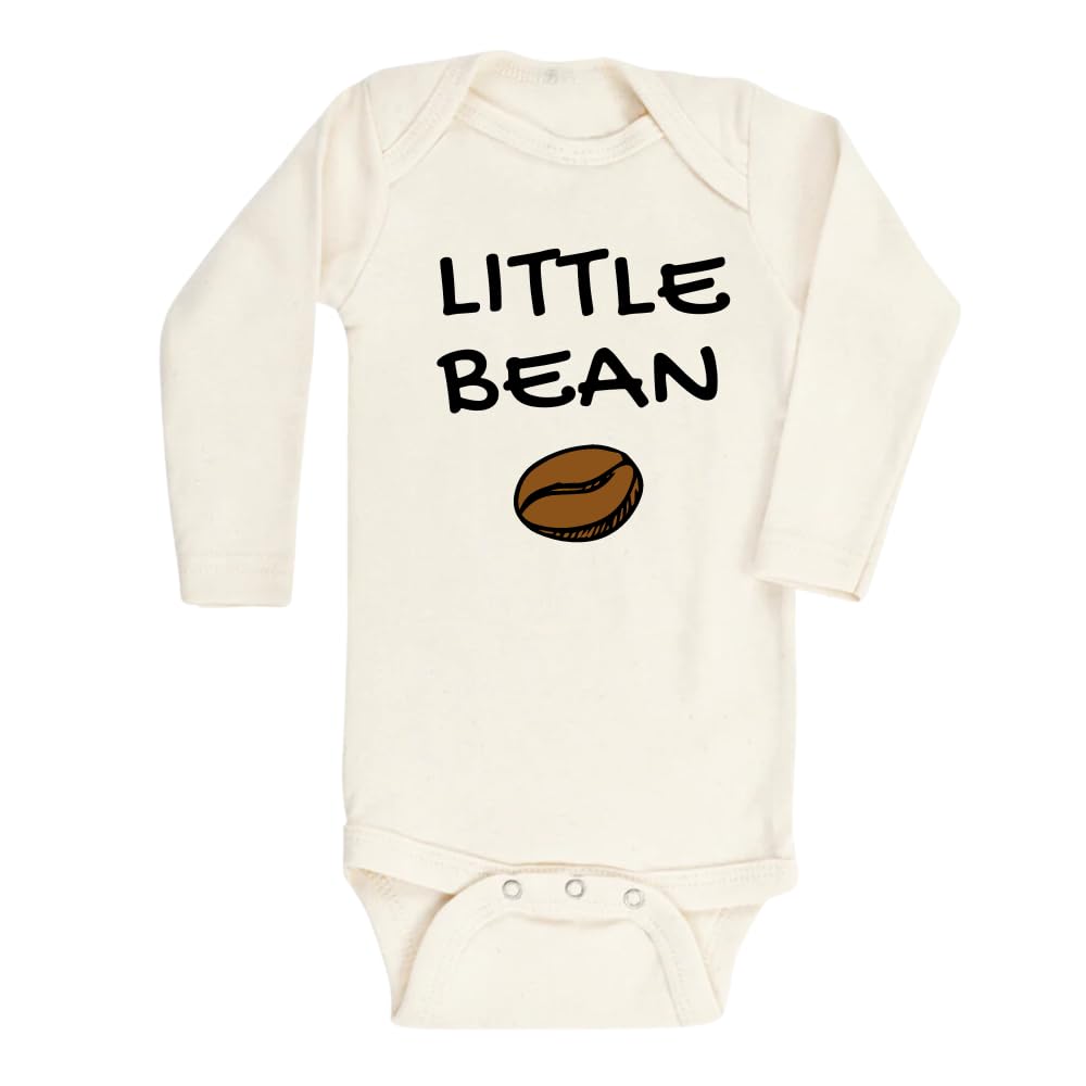 Kids Tshirt Baby Bodysuit Coffee Little Bean Baby Bodysuit Newborn Outfit Baby Shower Gift