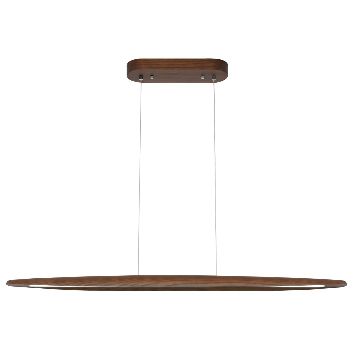 39" Wood Linear Pendant Light LED Dimmable Hanging Light Dinning Room Light Fixture Island Lights 24w Kitchen Island