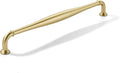 12inch(305mm) Hole Center Appliance Pulls Brushed Brass Cabinet Pulls Solid Heavy-Duty Satin Brass Tradition