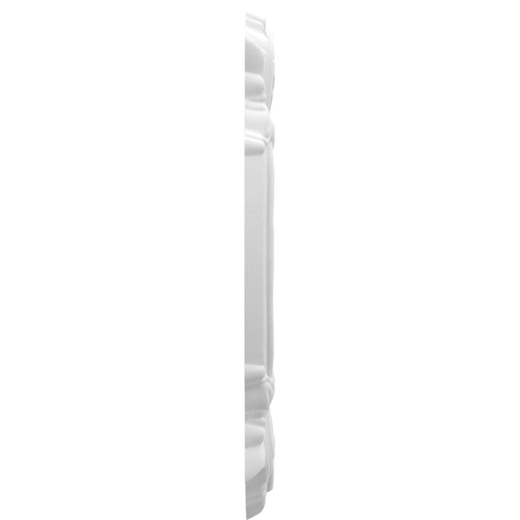 Attica Thermoformed PVC Ceiling Medallion (Fits Canopies up to 5"), 13"OD x 3 1/2"ID x 3/4"P