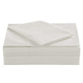 Queen Size Percale Bed Sheets, 200 Thread Count Cotton Polyester Blend Sheet Set, Wrinkle Free, Breathable, Crisp