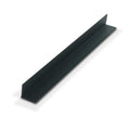 Plastics 1935-Bk Black 3/4'' X 3/4'' X 5/64'' (.078'') Thick Styrene Plastic Even Leg Angle Moulding 48 Inch Lengths