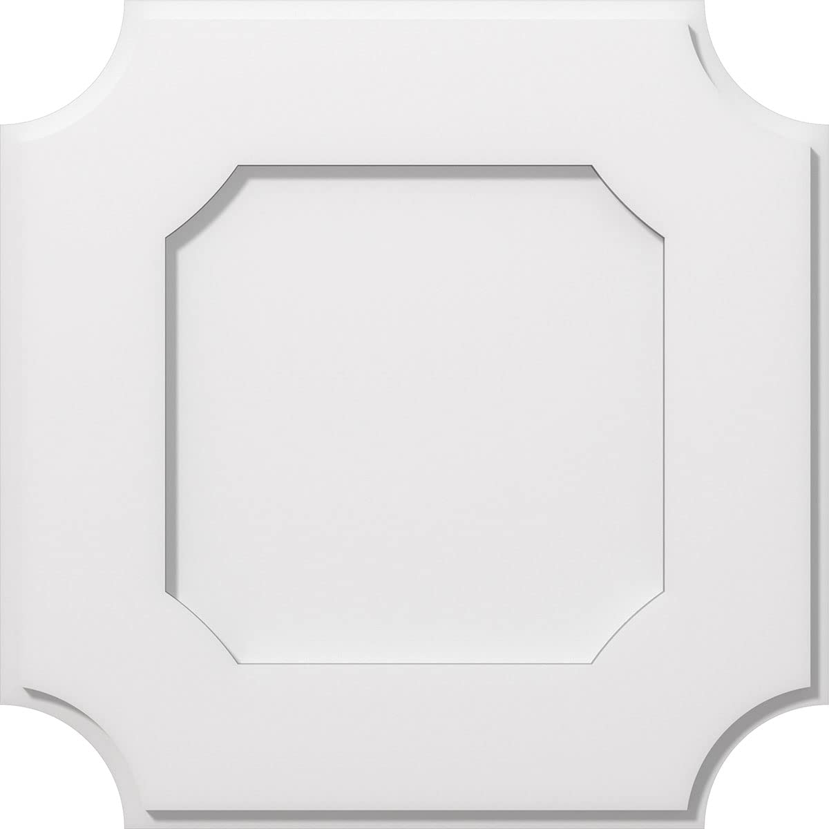 Architectural Grade PVC Contemporary Urethane Ceiling Medallions 20"OD x 12"C x 1"P