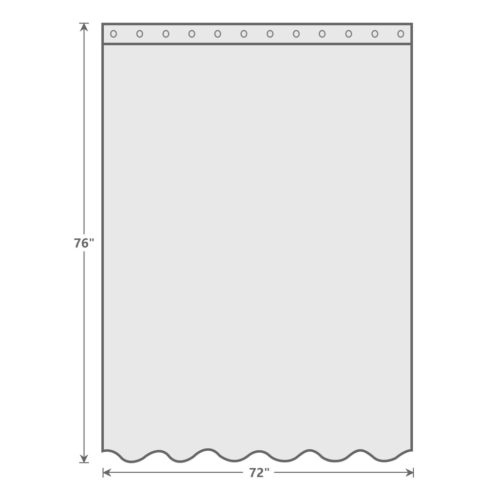 Clear Shower Curtain Liner 72x76inches Long with 5 Magnets, Heavy Duty Weighted Thick PEVA Shower Liner, Transparent