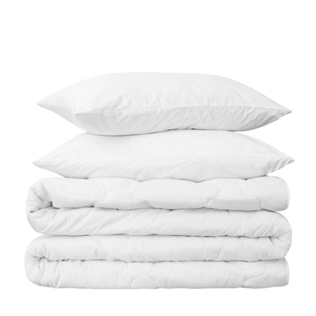 415 Thread Count Percal Duvet Cover Set - 100% Peruvian Pima Cotton, 3 Piece (1 Cover, 2 Pillowcases)