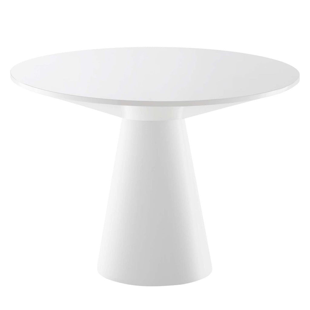 Provision 75" Oval MDF Wood Dining Table in White