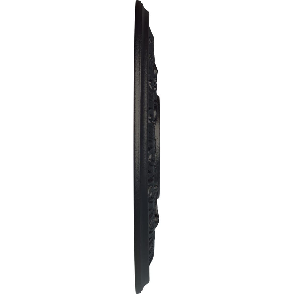 15 3/8"OD x 4 1/4"ID x 1 1/2"P Baltimore Fits Canopies up to 5 1/2" Ceiling Medallion, Steel Gray