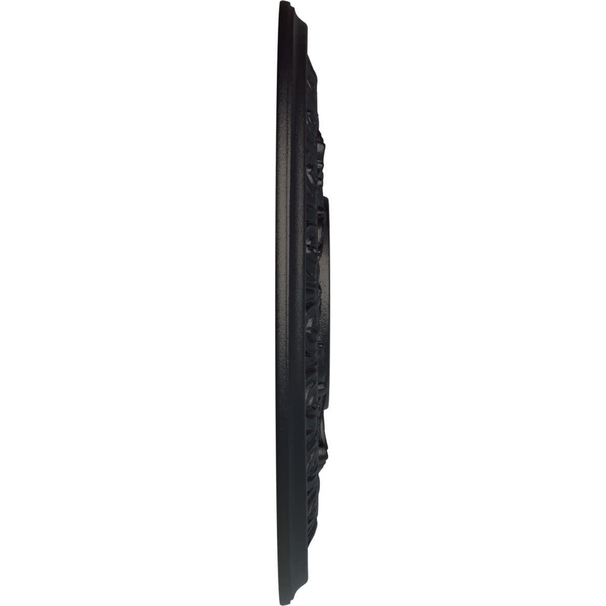 15 3/8"OD x 4 1/4"ID x 1 1/2"P Baltimore Fits Canopies up to 5 1/2" Ceiling Medallion, Steel Gray