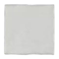 4x4 Inch HTCFD Premium Quality White Matte Zellige Ceramic Tile with Subtle Shimmer | Handmade Look Moroccan Square
