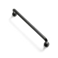 6 Pack 5" Center to Center Matte Black Modern Cabinet Pulls Solid Contemporary Home Improvement Hardware Drawer Pulls