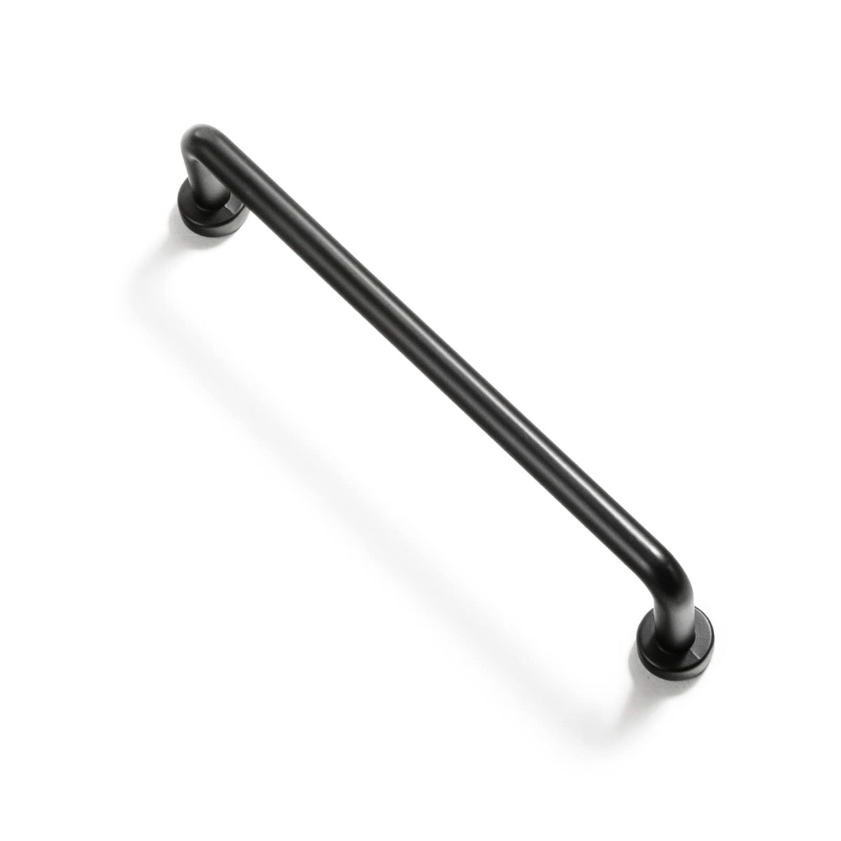 6 Pack 5" Center to Center Matte Black Modern Cabinet Pulls Solid Contemporary Home Improvement Hardware Drawer Pulls