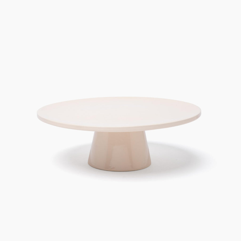 THE Cake Stand - 10 Inch Gloss Ceramic Pedestal Cake Stand, Modern Footed Dessert Stand for Cakes, Cupcakes, Cookies