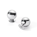 10 Pack 1 Inch Vintage Ball Polished Chrome Cabinet Knobs Kitchen Cabinet Hardware Drawer Knobs Pulls for Drawers.