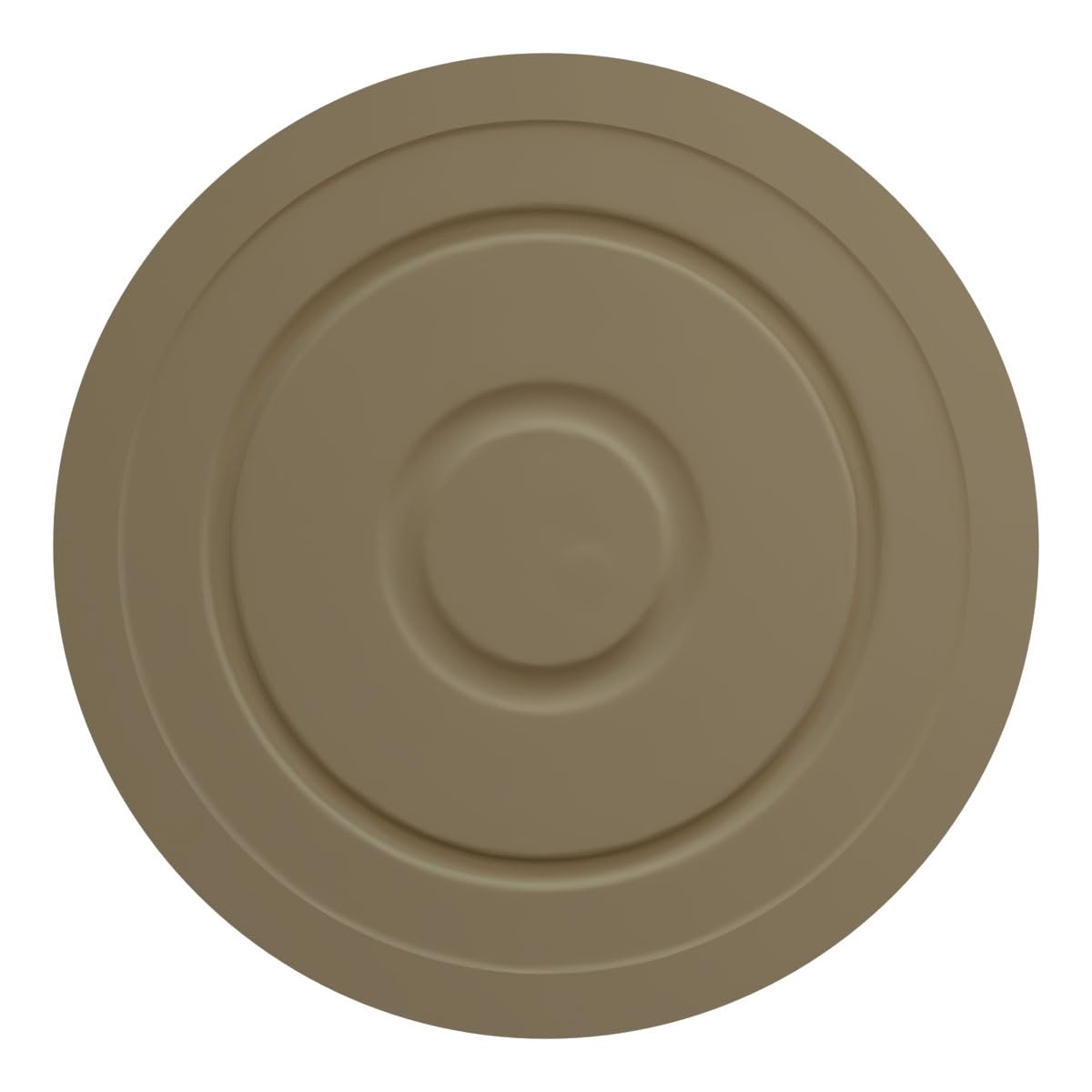 24 3/8"OD x 1 1/8"P Traditional Reece Ceiling Medallion (Fits Canopies up to 5 7/8"), Hand-Painted Clear Yellow