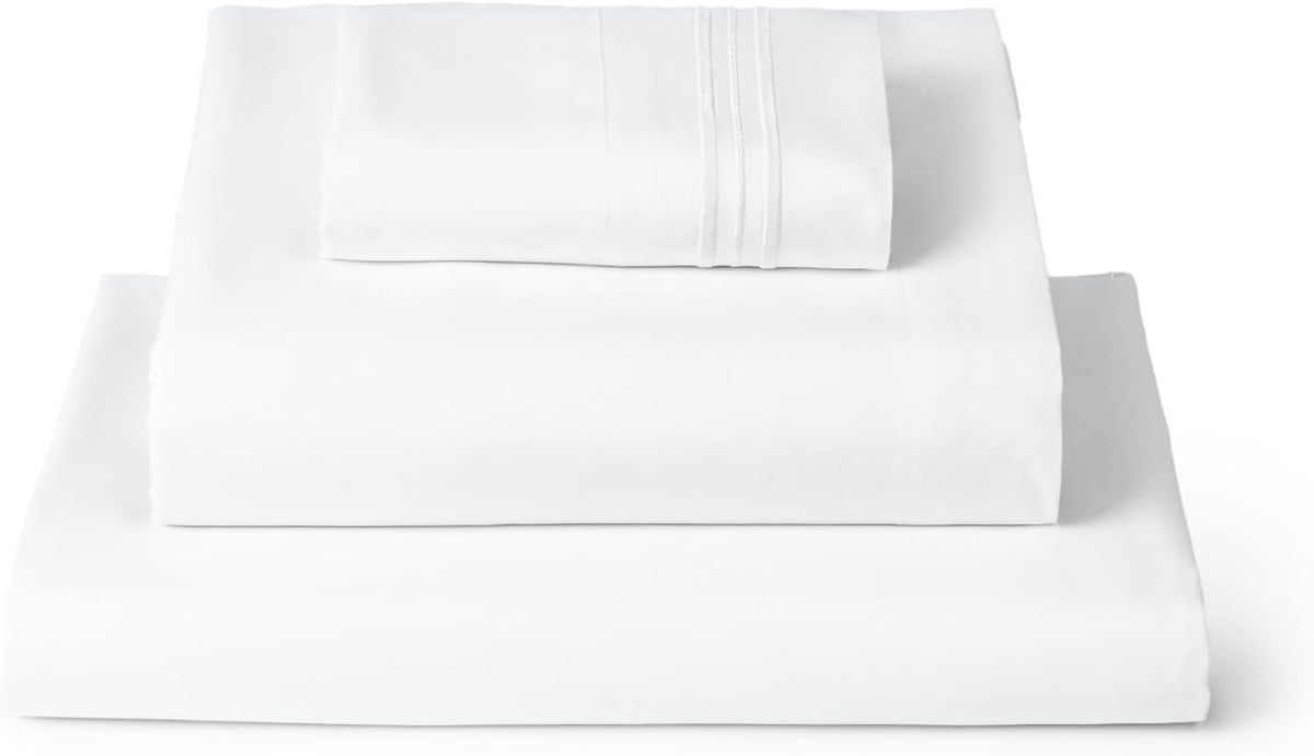 Iconic 4-Piece, Ultra Soft Sheet Set (White)