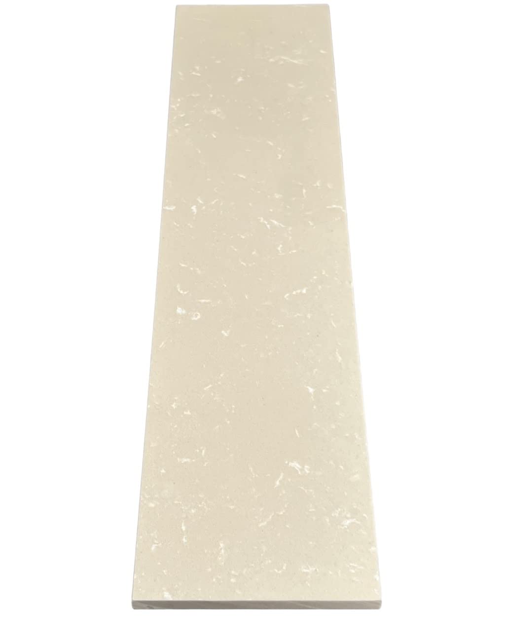 Crema Marfil Engineered Marble Door Floor Threshold Saddle Polished, for Shower Curb, Bathroom Vanity Backsplash