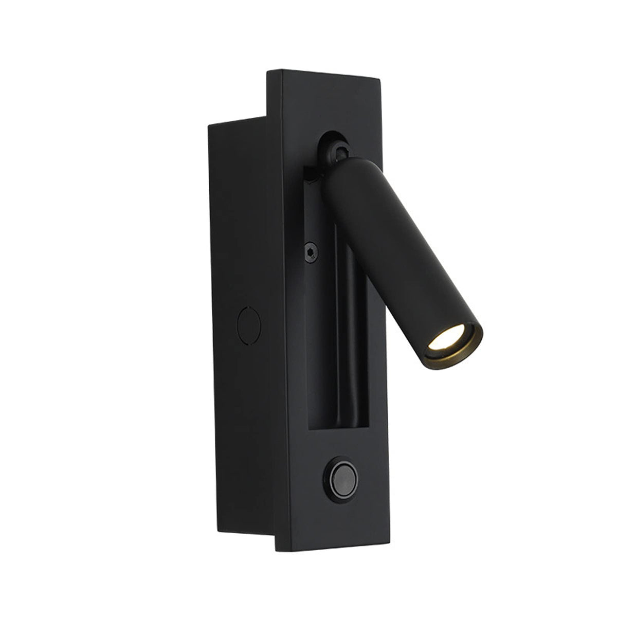 LED Bedroom Lamp Headboard Wall Light Sconce, Bedside Reading Light Recessed Push Switch Wall Lamps, Hotel Bed Side