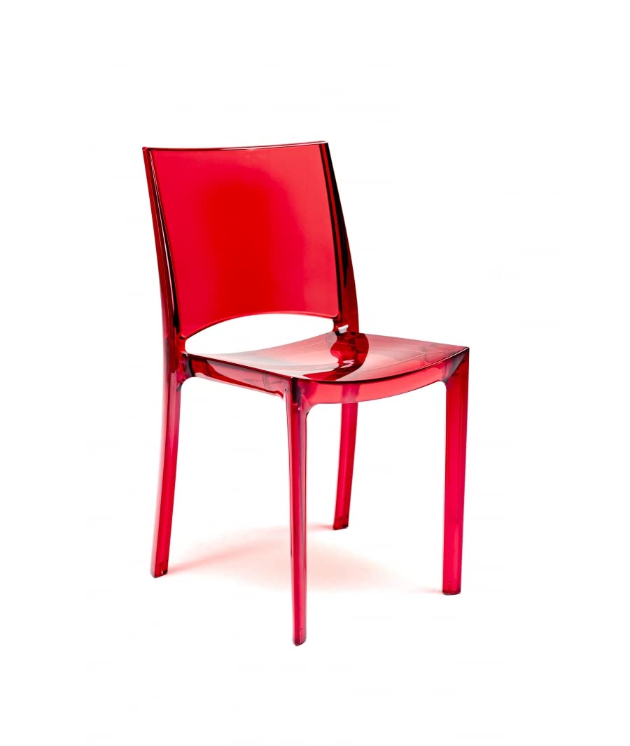 SOLEIL Upon B-Side Stackable Chair Polycarbonate 51 cm x 49 cm x 80 cm Transparent