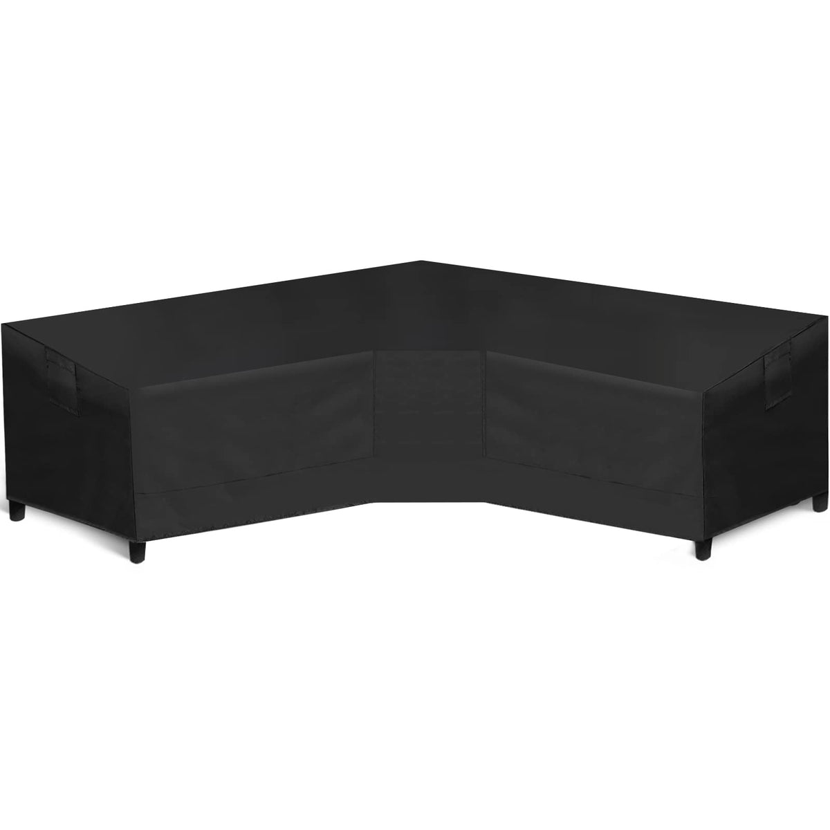 Patio V-Shaped Sectional Sofa Cover Waterproof, Heavy Duty Outdoor Sectional Couch Cover, Lawn Patio Furniture Cover