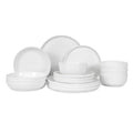 Natural White 16-Piece Dinnerware Set, Service for 4, TD16Y40W