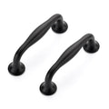 Matte Black Cabinet Handles Solid Pulls 3 Inch 20 Pack