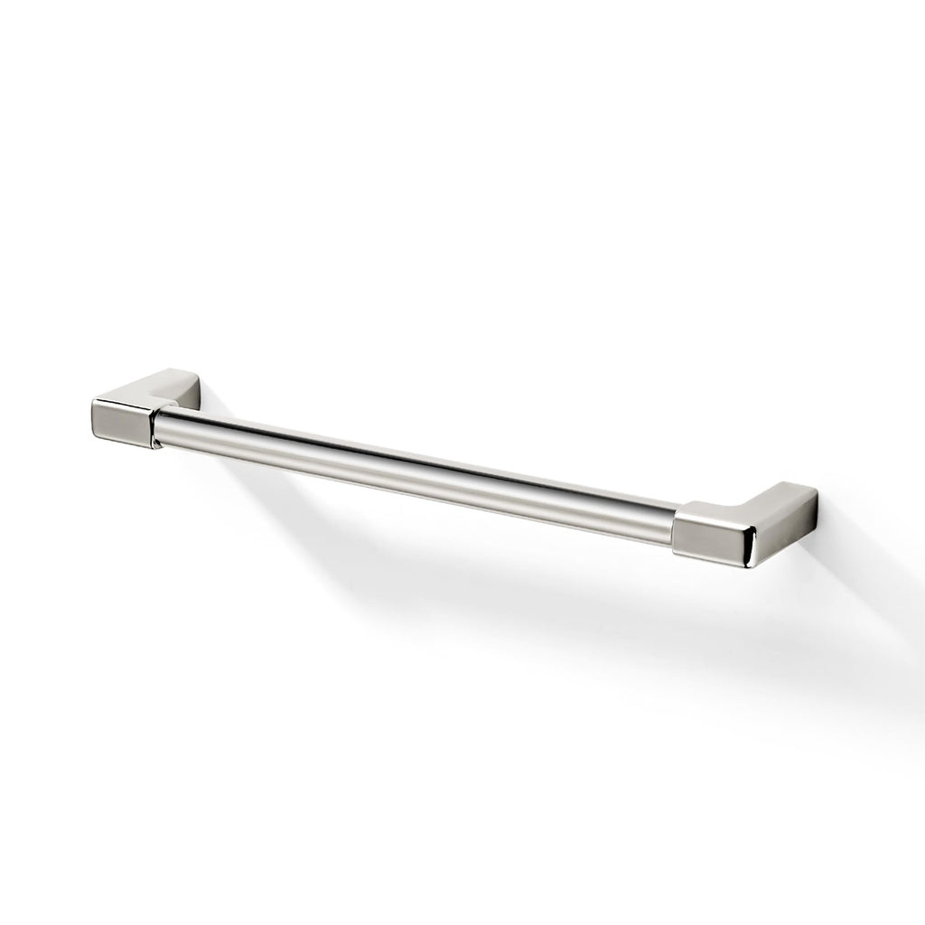 10 Pack Classic Solid Cabinet Handles-5"/128mm Screw Spacing Polished Nickel Furniture Hardware Handles Dresser