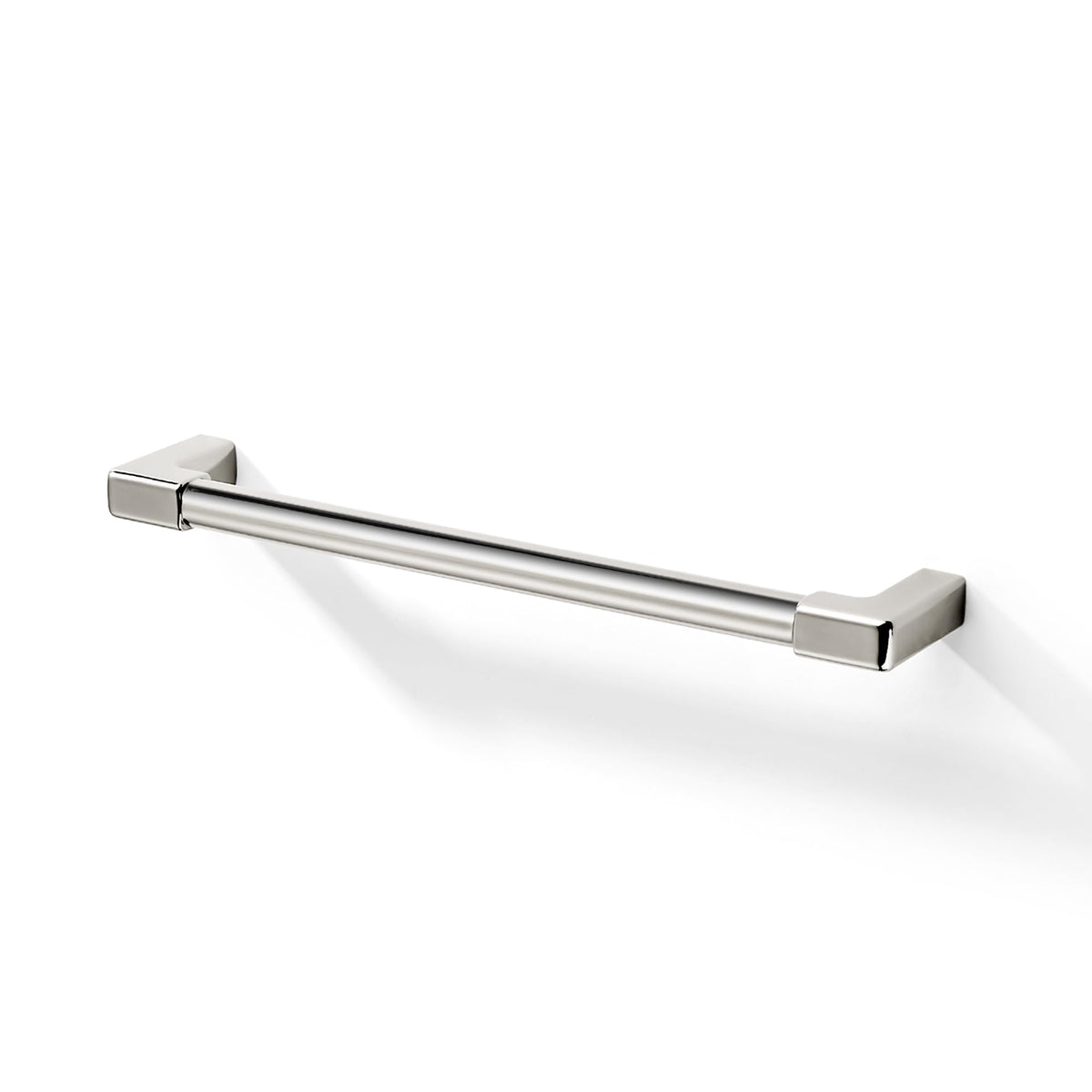 10 Pack Classic Solid Cabinet Handles-5"/128mm Screw Spacing Polished Nickel Furniture Hardware Handles Dresser
