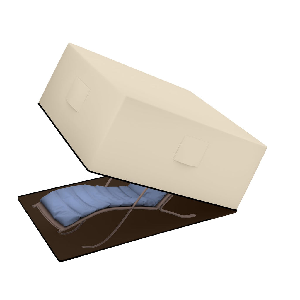 Patio Furniture Covers Waterproof Outdoor Chaise Lounge Cover Heavy Duty Lounge Chair Cover with Zipper Weatherproof