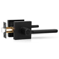 Privacy Door Levers, 1 Pack Black Door Handles Heavy Duty Bed and Bath Door Knobs Interior Keyless Door Locksets