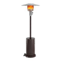 48, 000 BTU Stainless Steel Propane Patio Heater with Wheels, Bronze