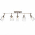 5 Light Track Lighting Kit Brushed Nickel Kitchen Track Lighting
