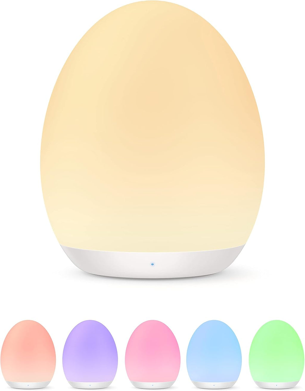 Night Light for Kids, Baby Night Light with 7 Colors Changing Mode & Stepless Dimming, Nursery Night Light BPA