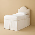 Split Corner Dorm Bed Skirt Twin XL - 32 Inch Drop, 100% Microfiber, Extra Long Bed Skirt for College Dorm, Platform