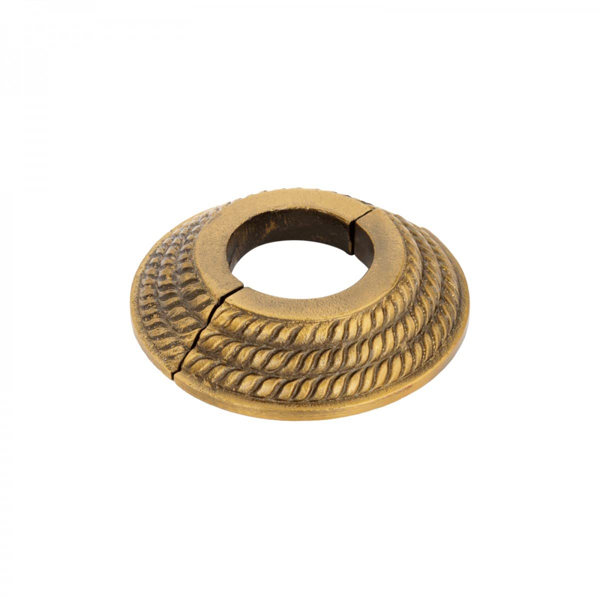 3.13 in OD Antique Gold Radiator Flange