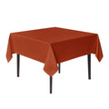 Square Tablecloths Fall Table Cloth, Rust, 85x85 Inch