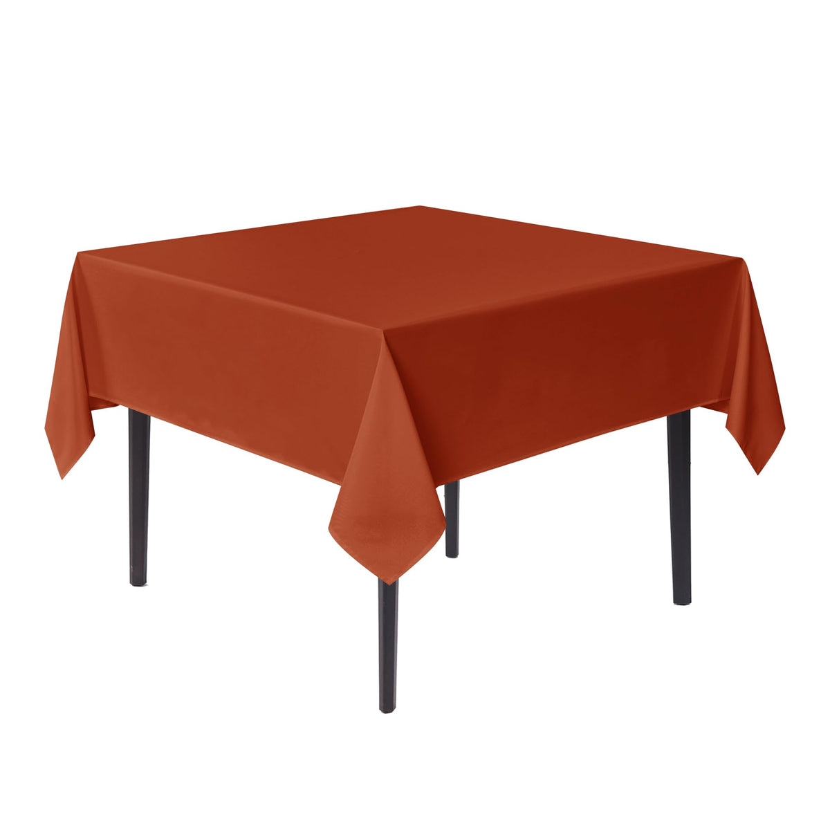 Square Tablecloths Fall Table Cloth, Rust, 85x85 Inch