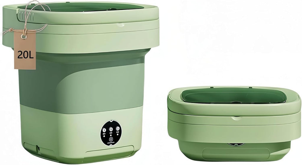 Portable Washing Machine, Mini Washer,20L Upgraded Large Capacity Foldable Washer.Deep Cleaning of Underwear, Baby