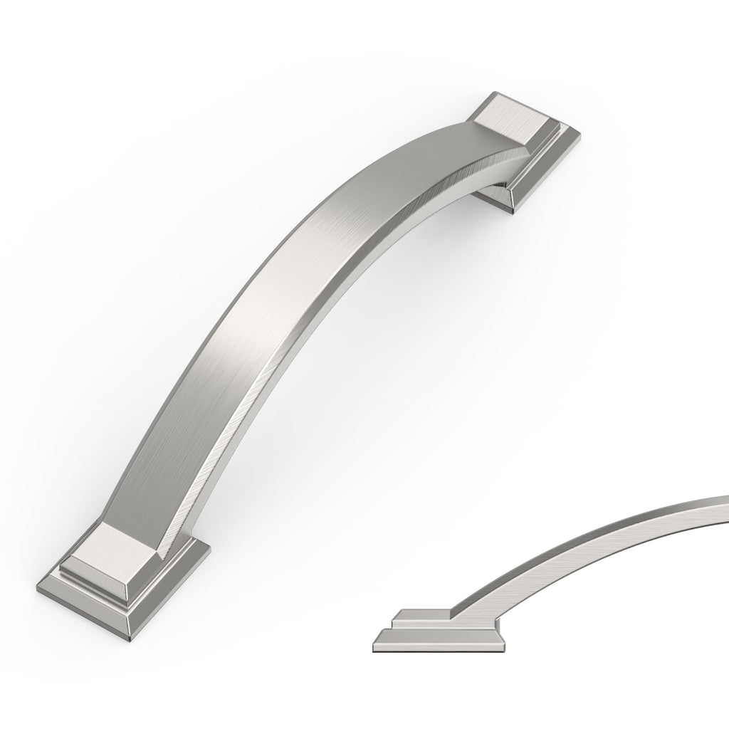 10 Pack Brushed Satin Nickel Cabinet Pulls 3.75"