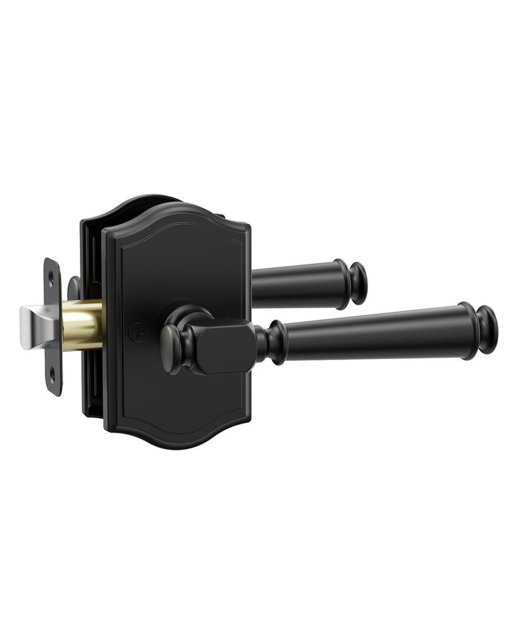 1 Pack Matte Black Passage Interior Door Handles