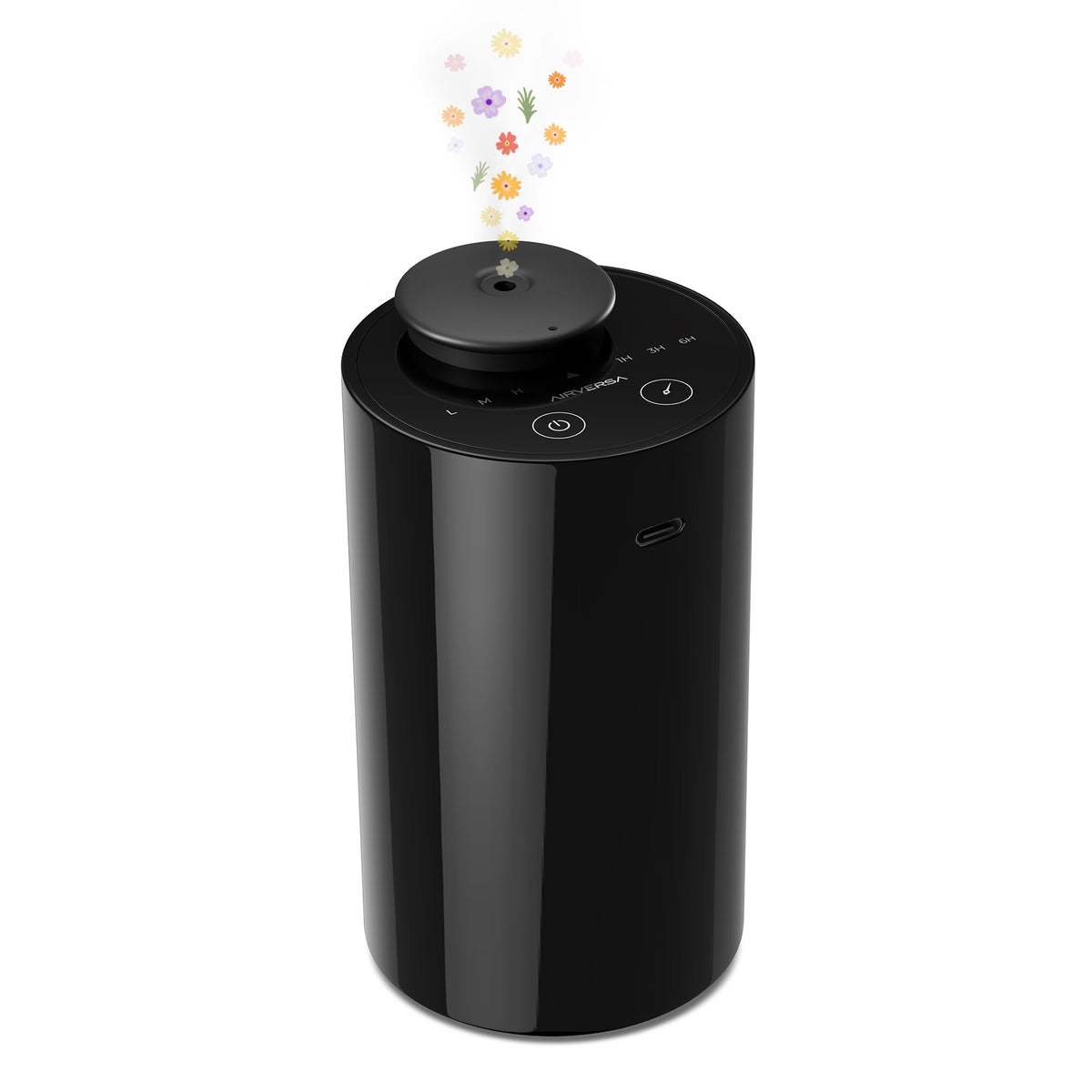 AN6 Waterless Diffuser for Essential Oil, Room, Black