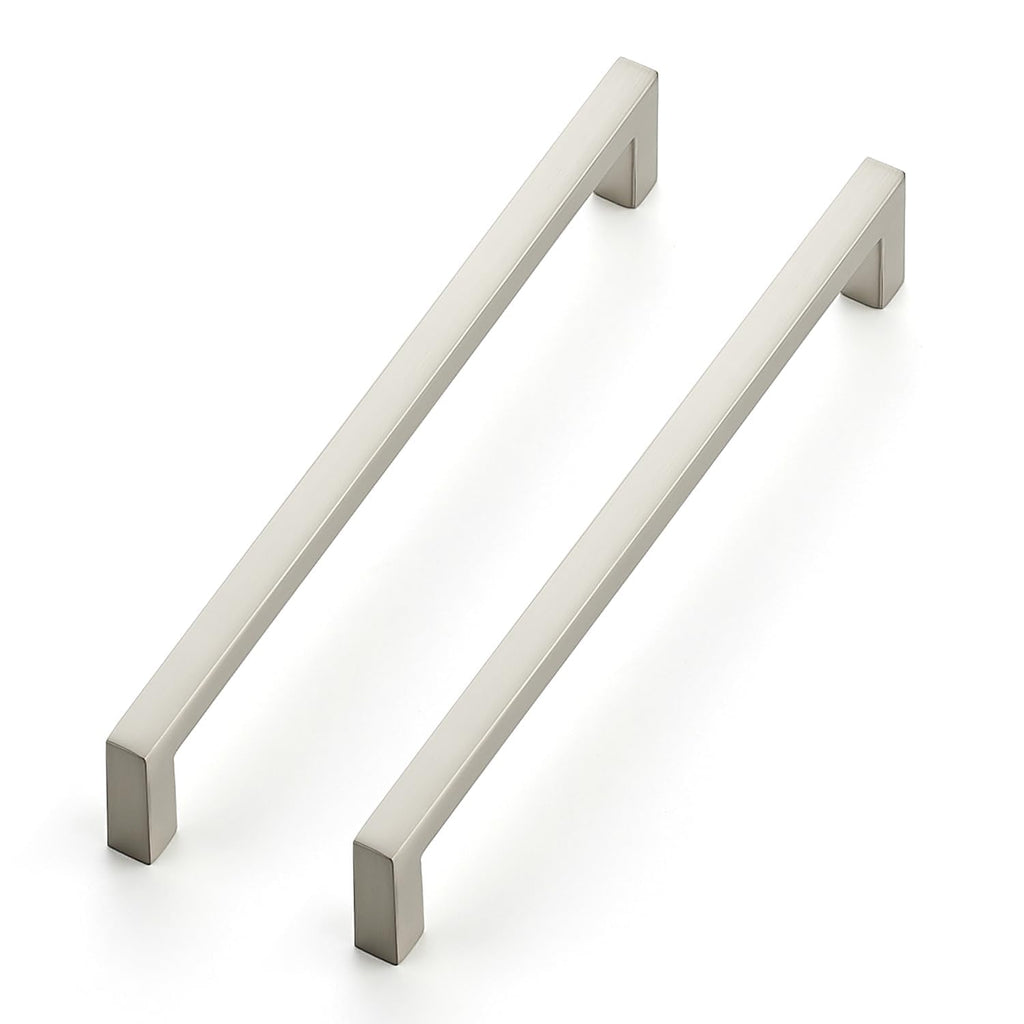 Brushed Nickel Cabinet Handles Cabinet Pulls 6-1/4 Inch CC, 10 Pack