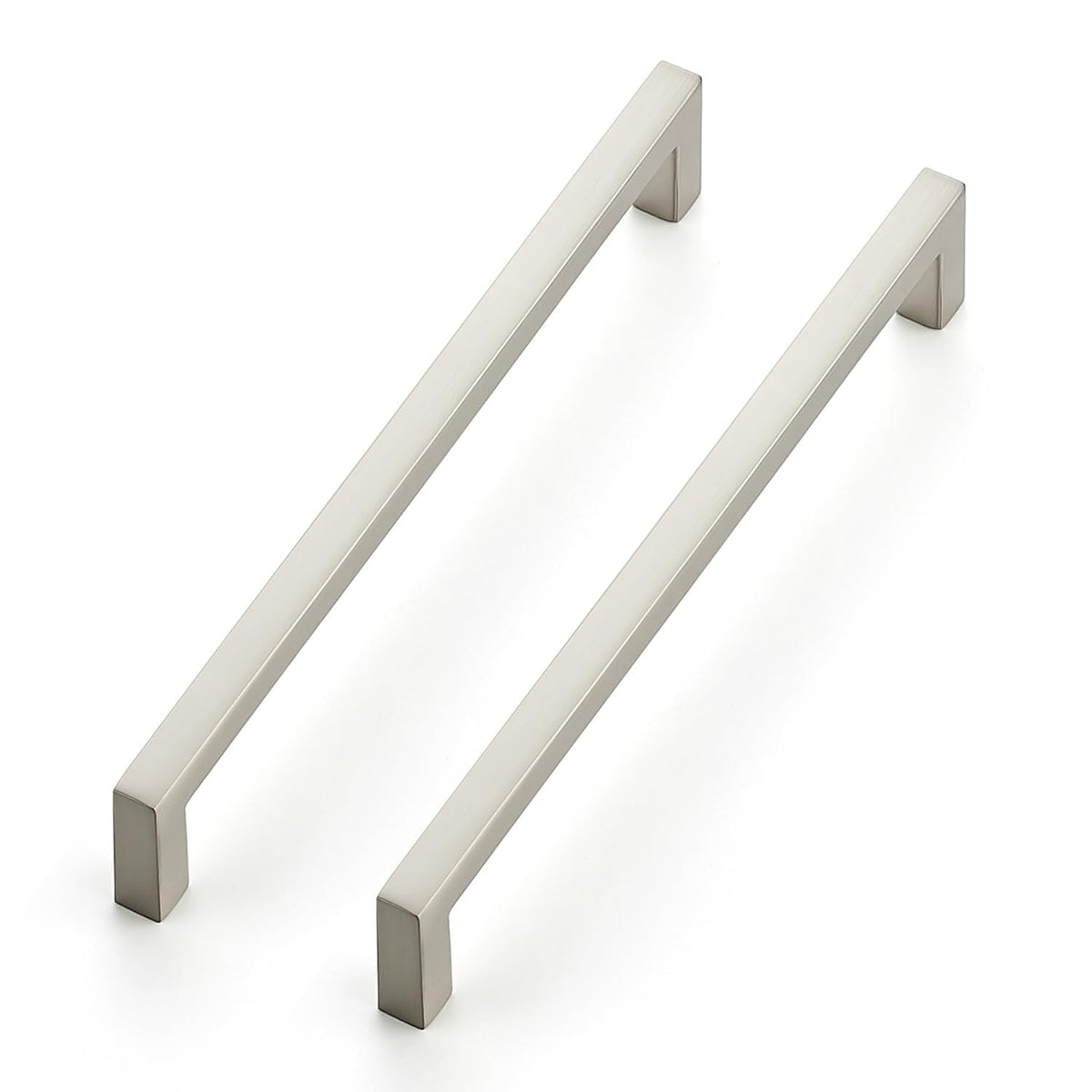 Brushed Nickel Cabinet Handles Cabinet Pulls 6-1/4 Inch CC, 10 Pack