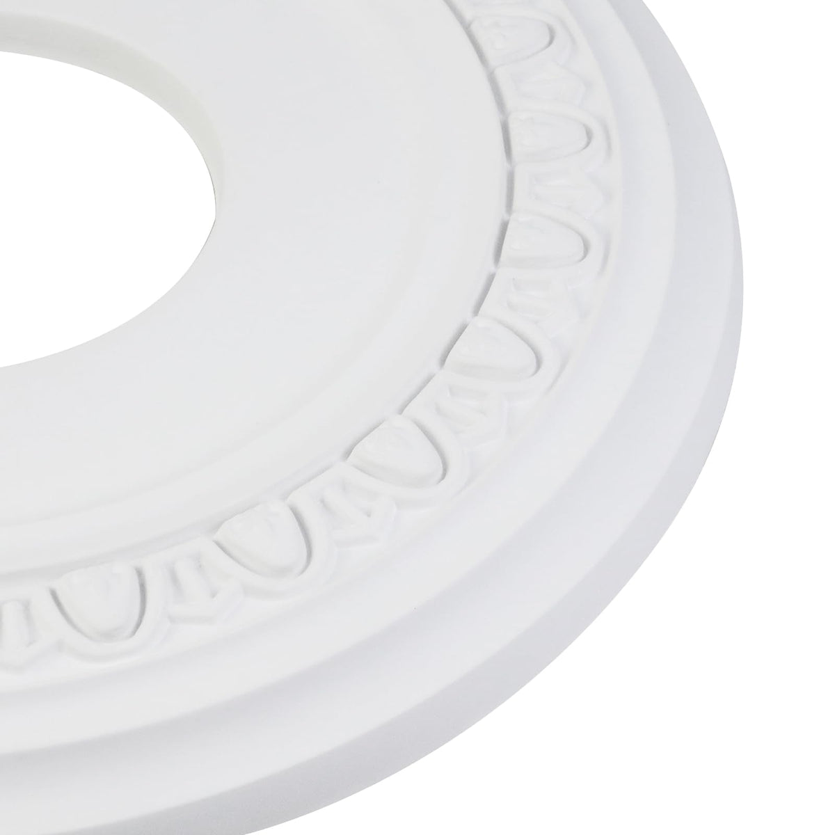 2PCS White Decorative Ceiling Medallion, 12.4" OD x 3.94" ID