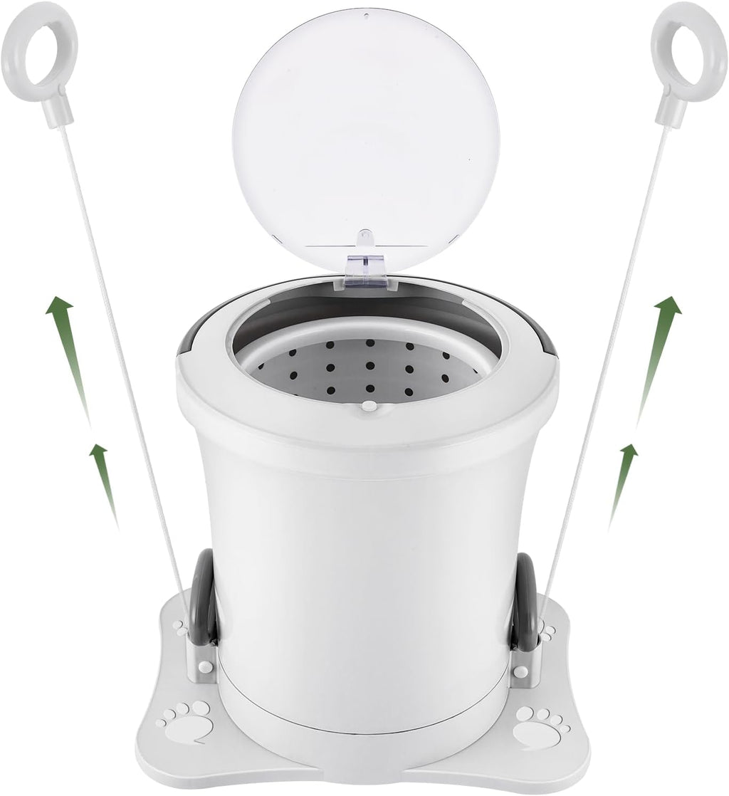 Manual Clothes Dryer Portable Mini Dryer Compact Spinner Non Electric Laundry Washing Machine for RV, Camping, School