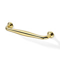 10 Pack Cabinet Handles-3.8"/96mm Screw Spacing Polished Gold Furniture Hardware Handles Cabinets Bedroom Dresser