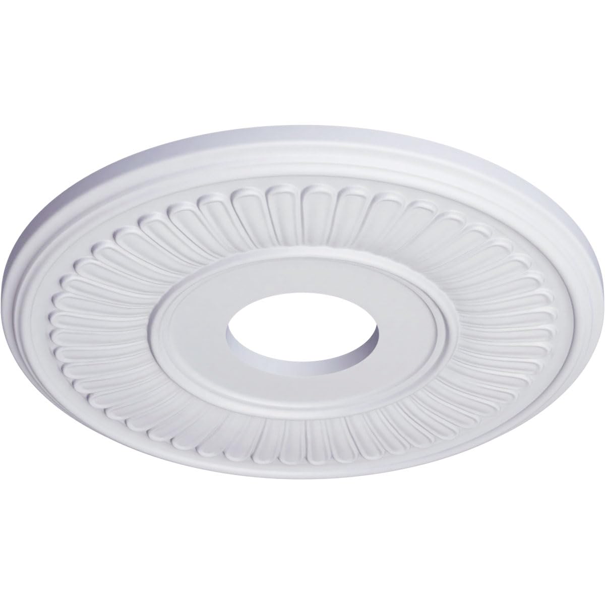 15 3/4"OD x 3 7/8"ID x 3/4"P Berkshire Ceiling Medallion (Fits Canopies up to 7")