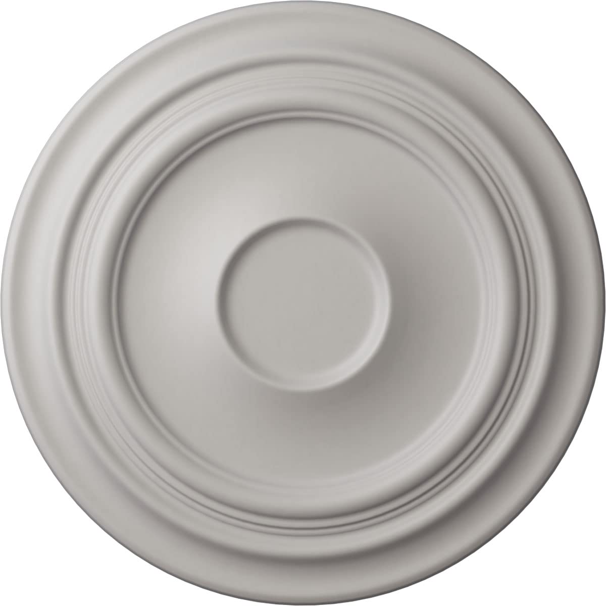 Traditional Ceiling Medallion, Ultra Pure White, 24 3/8"OD x 1 1/2"P